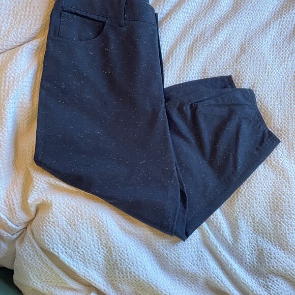 Tibi Luxe Tweedy Twill Brancusi Jean Black and white speckle Size 31 - Picture 4 of 4